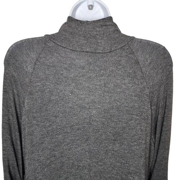 Tiana B. Women Dresses, NEW Charcoal Grey 3/4 Sleeve Mock Neck Knit Dress, Sz L - Picture 8 of 10